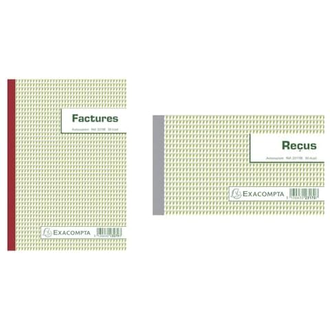 Exacompta Manifold Factures & Reçus Cover