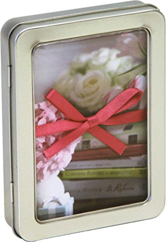 Pretty Pastel Flowers Notecards in Tin