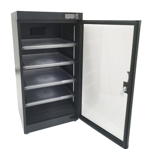 BREVELTION 100L Digital Camera Dehumidify Storage Cabinet Automatic Dry Cabinet Box Jewelry Storage Box for Camera Lens Tempered Glass Noiseless Camera Dehumidifying Cabinet