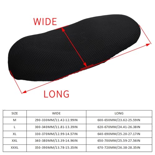 Funda asiento moto universal impermeable y protector solar para scooter 2