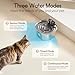 Voluas Cat Water Fountain Stainless Steel: 108oz/3.2L Wireless Cat Fountain Battery Operated for Drinking Indoor, Automatic Pet Water Dispenser Bowl with Ultra Quiet Pump, Easy Clean BPA-Free