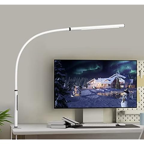 Eyocean LED Augenschutz Schreibtischlampe, Schwanenhals Klemmleuchte Cover