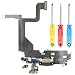 Produktbild MMOBIEL Ladebuchse Kompatibel mit iPhone 13 Pro 2021 - Dock Connector Flex Kabel - Audio Jack/Mikrofon/Antenne Ersatz - Inkl. Schraubenzieher