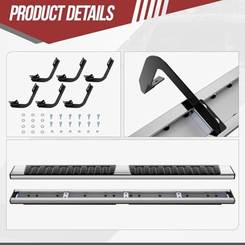 Estribos Laterales para Nissan Titan King 2004-2024 miniatura 6