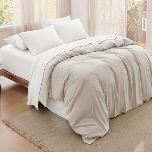 Image of Bedsure California King Sheet Sets, 6 Piece, Prewashed Ultra-Soft, 18-inch | Extra Deep Pocket, Breathable, Secure Fit, Hotel Luxury Bedding, Dual Side Pockets, Fade Resistant, For Air Mattress