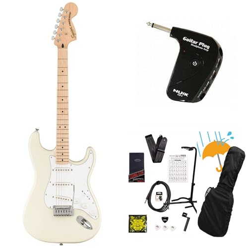 Squier/Affinity Series Stratocaster Maple Fingerboard White Pickguard Olympic White GP-1�A���v�t���G���L�M�^�[���S�҃Z�b�gR