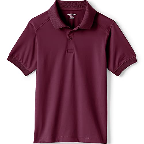 Lands' End Uniform Kids Rapid Dry Active Polo Burgundy Kids XX-Large