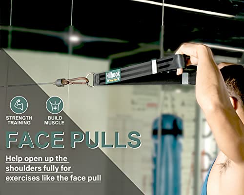 Hilhook Tricep Rope Cable Attachment, 2 Pack (22 Inch & 28 Inch) Tricep Pull Down Attachment For Push Downs, Crunches, Facepulls,Bicep Curls And Rows #TOP5