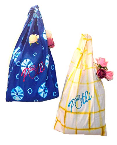Online Cotton TIE – DYE Foldable Shopping market Potli bag(combo Pack of Two Blue & yellow) Tote Bag Colorful Chic bag flower bag boho vibe bohemian bag market Bag Multi Purpose Bag Grocery Bag Online Cotton TIE – DYE Foldable Shopping market Potli bag(combo Pack of Two Blue & yellow) Tote Bag Colorful Chic bag flower bag boho vibe bohemian bag market Bag Multi Purpose Bag Grocery Bag