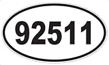 US Decal, Inc. Number 92511 Oval Sticker