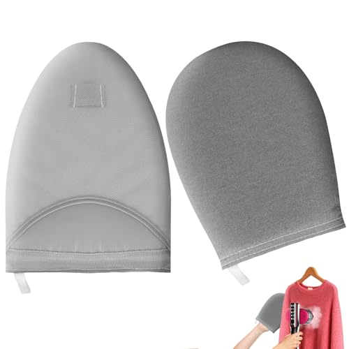 Zappyway Paquete de 2 guantes de planchado de vapor, tabla portátil para planchar a vapor de mano, guantes antivapor, para planchar a mano y colgando, tablas de planchar de viaje