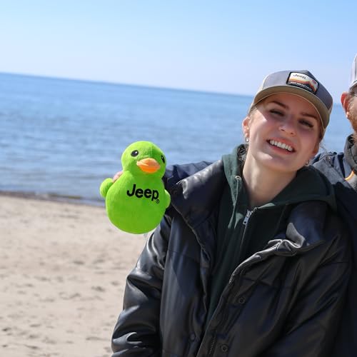 Jeep Text Logo Stuffed Animal Plush Duck Green -Perfect Enthusiasts You've Been Ducked (Green) by Jeep - Used condition - Image 3