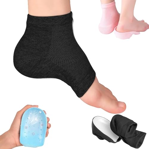 Gokame Rizzsoles Height Max Socks, Rizzsoles Height Max Insoles, Rizzsoles for Height Insoles, Invisible Shoe Lift Heel Pads for Women Men (3.5CM, Black)