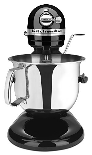 KitchenAid Renewed Bowl-Lift Stand Mixer RKSM6573OB, 6-Qt, Onyx Black
