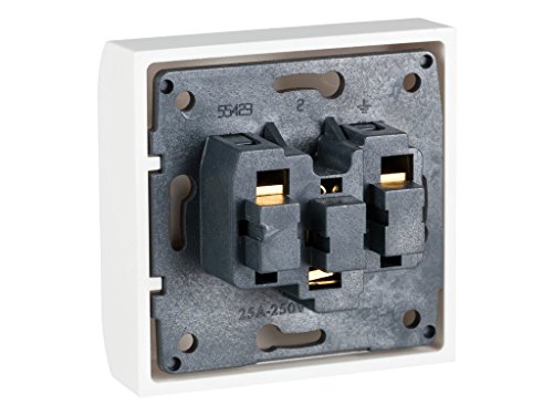Legrand 192427 Wall, Plug for Tomas 3 Feet Color, White - Image 3