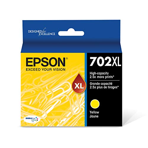 Epson T702 Durabrite Ultra -Ink High Capacity Yellow -Cartridge (T702Xl420) For Select Epson Workforce Pro Printers #TOP8