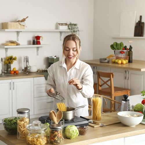 CUSIMAX 2000W Hot Plate, Portable Infrared Electric Stove For Home With 9 Speed,Ceramic Countertop Stove Sensor Touch,Kids Safety Lock And Timer,Compatible For All Cookwares - Image 6