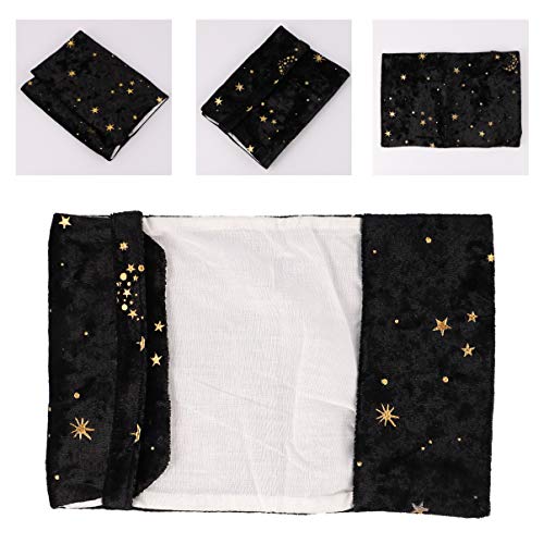 NUOBESTY Capa protetora de livro de tecido reutilizável capas de livro livro livro jaquetas para liv