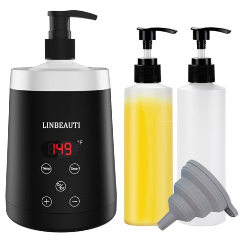 Massage Oil Warmer Bottle Electric Lotion Digital Heater for SPA, Automatic Oil Warmer Heated Oil...