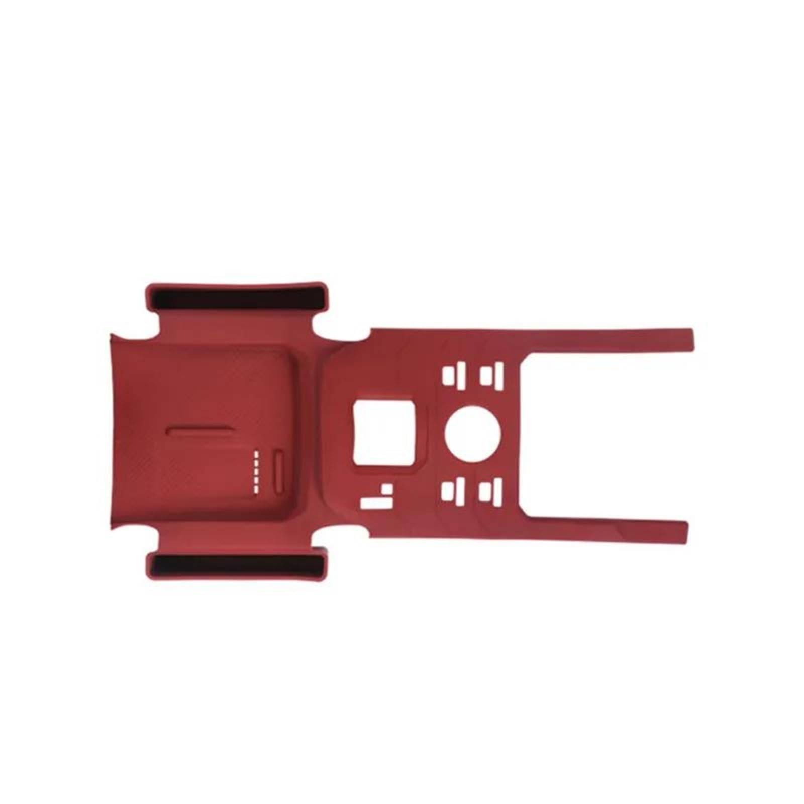 CLCPTPOGMA Centre Console Storage Box For Chery Jetour T2 Traveller 2023-2025 Center Console Gear Shift Silicone Protective Pad Full Package Style Side Storage (Red)
