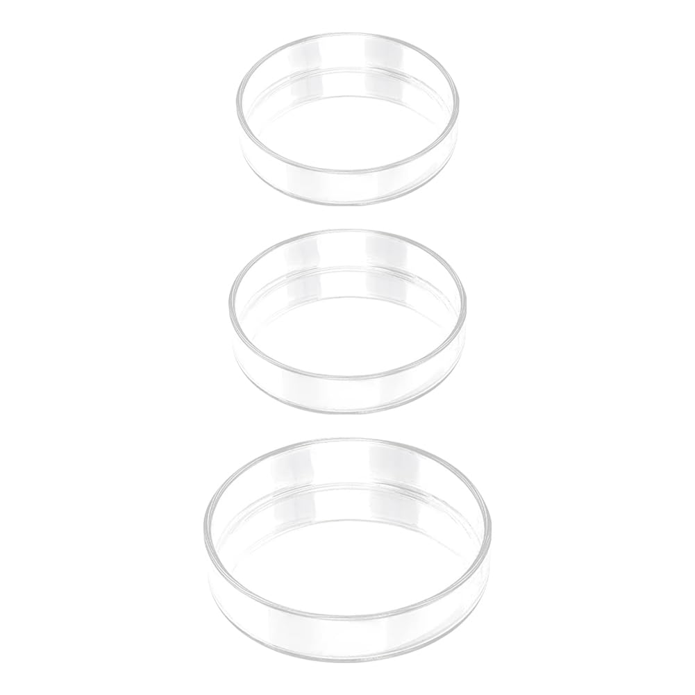 Hugede Transparent 3 Pcs Aquarium Shrimp Feeding Dish Glass Fish Tank Feeding Bowls Clear Shrimp Feeder Tray Shrimp Food Basin Mini Reptile Feeder For Pets