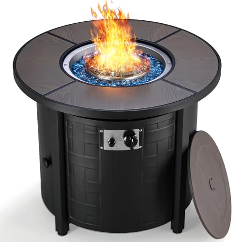 TLGREEN 30 inch Propane Fire Pit Table