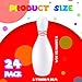 Hsei 24 Pcs PU Bowling Pins Stress Reliever Pin Bowling Set Indoor and Outdoor Game Fun Carnival and Birthday Party for Games Sports Party Favors, 1.77 x 5.2 Inches