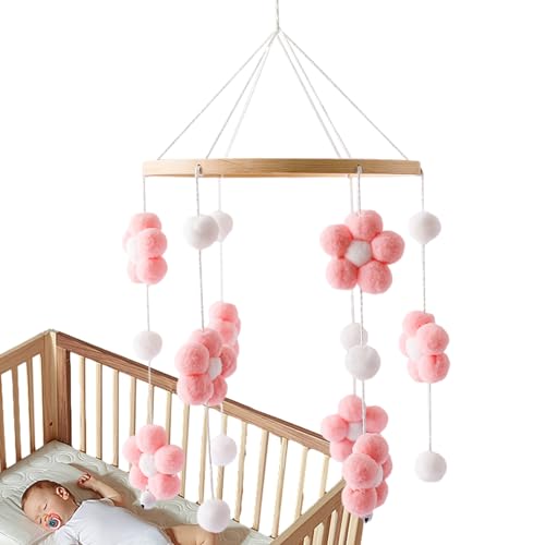 Móbile de bebê para berço, Berço móvel moderno, Carrossel de berço para bebês meninos e meninas de 0