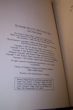 THE STANGE CASE OF DR. JEKYLL AND MR. HYDE AND OTHER STORIES