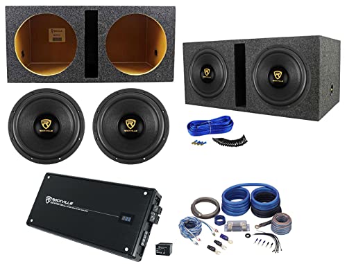 Rockville (2) W12K9D4 12 8000w Subwoofers+Vented Nigeria Ubuy