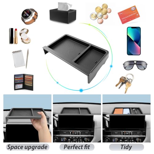 SKTU for 2026 Nissan Pathfinder Dashboard Storage Box for 2026+ Nissan Pathfinder (SV/SL/Rock Creek/Platinum) Dashboard Organizer Nissan Pathfinder 2026 Accessories ABS Durable Dashboard Tray by SKTU - Used condition - Image 2