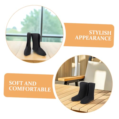 MUELODSIC 1pair Boot Liners for Men Thermal Insulated and Comfortable Footwear for Fishing Hiking and Cold Weather Outdoor Activities - Thumbnail 4
