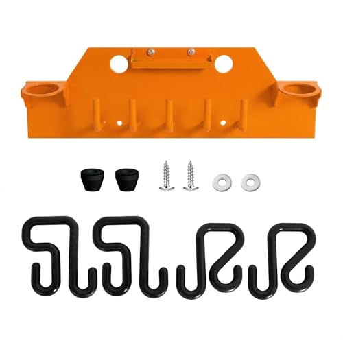 Heavy Duty Lineman Tool Board for Bucket Trucks | 1000 lbs Capacity Tool Organizer with 2 & 3 Aerial Bucket Hooks Linework Truck Accessories for Linemen