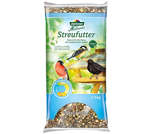 Dehner Natura Wildvogelfutter, Streufutter, 5 x 2.5 kg (12.5 kg)