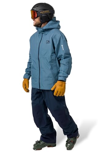 Flylow Men's Dante Gore-Tex 2L Jacket - Waterproof Breathable GTX Ski & Snowboard Coat - Ocean - X-Large