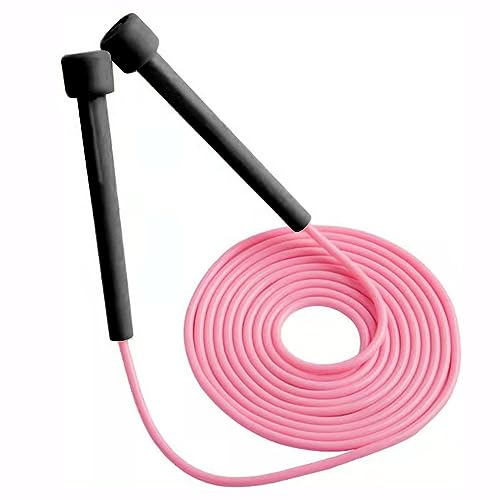 MANOGYAM Skipping Rope for Men | Women & Children | Jump Rope for Exercise | Workout & Weight Loss | Tangle Free Jumping Rope for Kids | Pencil Skipping Rope (Pink) (B0BDRC1DVM) Amazon Price History, Amazon Price Tracker