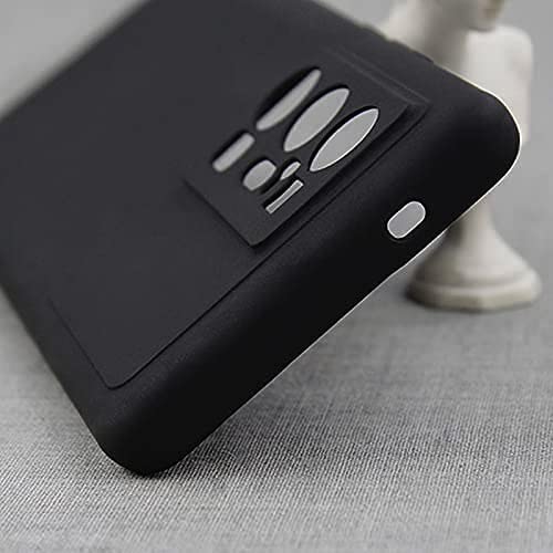 Image of Mobile Back Cover Case for Vivo X70 Proplus (Silicone Case|CameraProtection|Black SC1510)