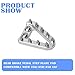 PRO CAKEN Motorcycle Rear Brake Pedal Step Plate Compatible with 125-501 TC TX TX FC FE FX FS SX SXF EXC EXCF XC XCW XCF TPI 2016-2022,Silver