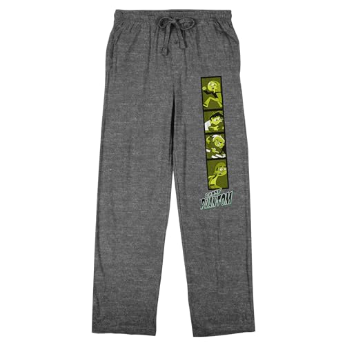 Bioworld Danny Phantom Ghost Zone Men's Heather Gray Sleep Pants