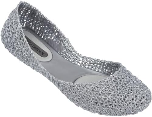 新品　Melissa カンパーナ　フラットシューズ シルバー　24.5 Amazon | [melissa(メリッサ)] フラットシューズ メリッサ カンパーナ