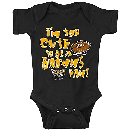 Image of Too Cute (Anti-Cleveland) Baby Apparel for Pittsburgh Football Fans (NB-7T)
