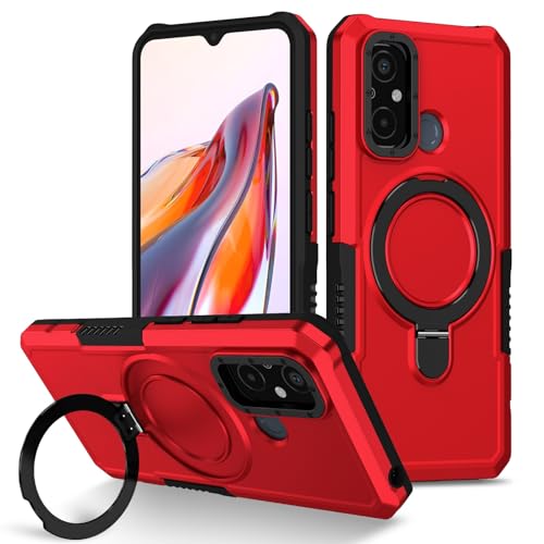 Redmi 12Cƌ݊̂ꂽ~j}XgXP[XA^OLbNX^hϏՌn[hPCϋvیP[X[Rpی] 12Cƌ݊(Red)