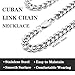 HEXALOVA 5mm Chain for Men Stainless Steel Cuban Link Chain Necklace for Women Silver Toned Mens Necklaces 20 Inch