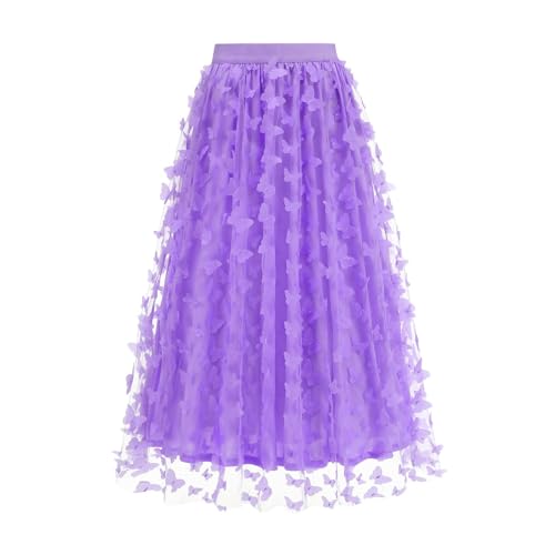 Vestido largo liso de mujer con falda de tul para eventos sin perder comodidad