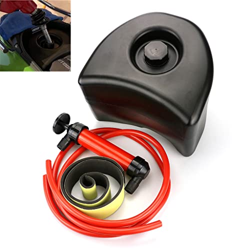 QJMu Réservoir externe en Plastique ABS pour moto 5L réservoir d'essence réservoir d'huile pour GTS 125 300 250 2013-2020 accessoires Cover