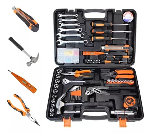 Catálogo para Comprar On-line Herramientas favoritos de las personas. 47 Herramientas Mécanicas Manuales 131 en 1- AFujia, Herramientas de Reparación Kit de Herramientas Portables Universales para el Hogar y Taller de Mecanismo, Regalo de Caja de...