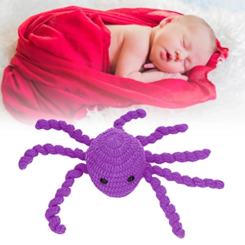 Chapéu de tricô para fotografia de bebê, forma de polvo, feito à mão, decorativo, fácil de usar, eng