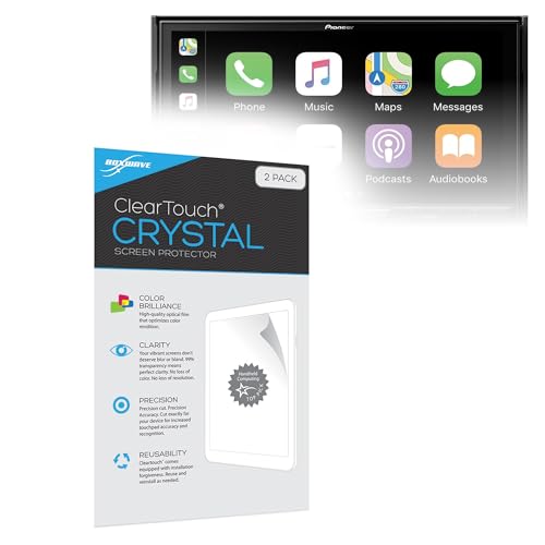 Película HD antirañazos para Pioneer AVIC-W8500NEX lámina BoxWave ClearTouch Crystal