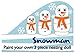 Paint Your Own Snowman Nesting Doll Kit - Creative Craft Kit for Kids