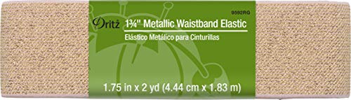 Dritz Notions Elastic WBMetallic 1 3/4